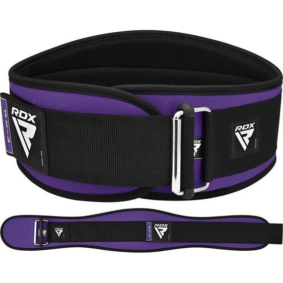 Пояс для важкої атлетики RDX RX3 EVA Curve неопреновий PURPLE-S | Зображення 4