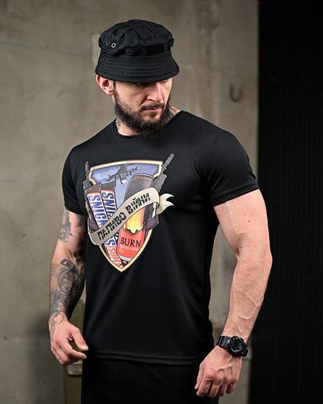 Тактична потоотводяща футболка Паливо black ПП7722 | Зображення 1