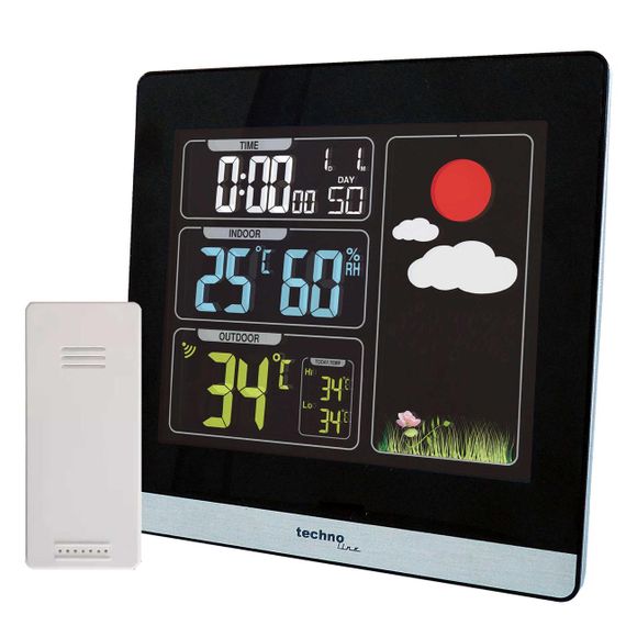 Метеостанція Technoline WS6448 Black (WS6448) | Зображення 1