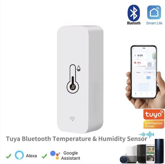 Розумний датчик температури та вологості Tuya Smart Bluetooth з дистанційним моніторингом