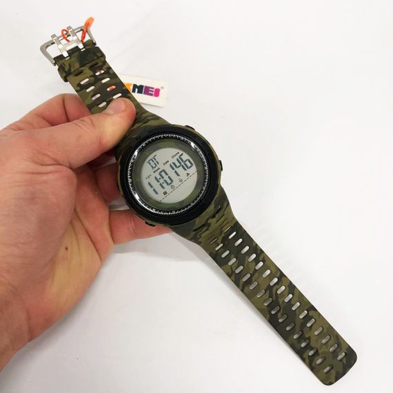Годинник наручний чоловічий SKMEI 2070CMGNWT ARMY GREEN CAMO. Колір: камуфляж | Зображення 9