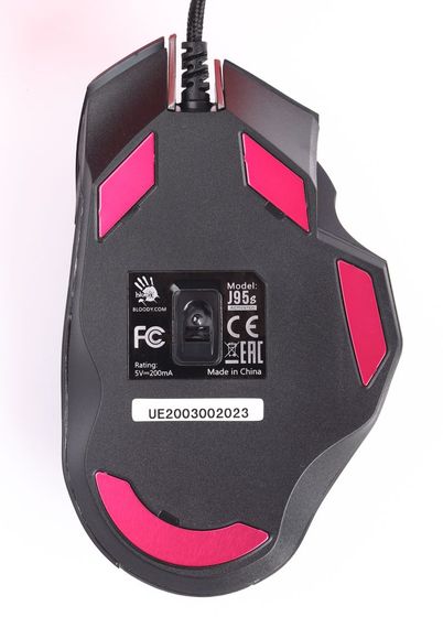 Миша ігрова A4Tech J95s Bloody, чорна, RGB підсвічування | Зображення 6