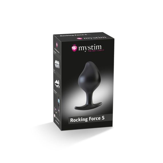 Силіконова анальна пробка Mystim Rocking Force S для електростимулятора, діаметр 3,7 см | Зображення 6