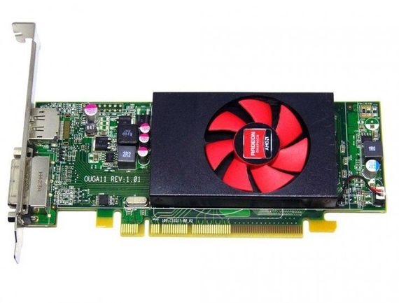 Дискретная видеокарта б/у ATI Radeon R5 240, 1 GB DDR3, 64-bit, GDDR3/DVI/DP