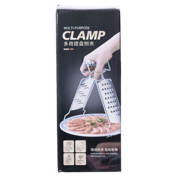 Терка кухонна з нержавіючої сталі  9×4×24 (см) ручна двостороння терка для овочів | Зображення 5