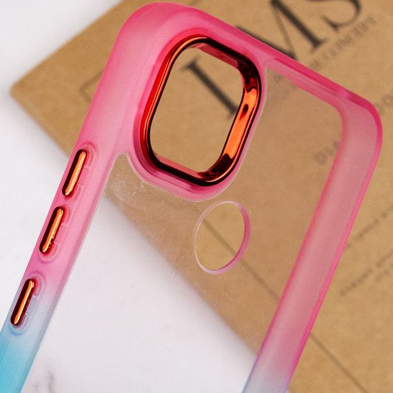 Чохол TPU+PC Fresh sip series для Xiaomi Redmi 9C Бірюзовий / Рожевий | Зображення 3