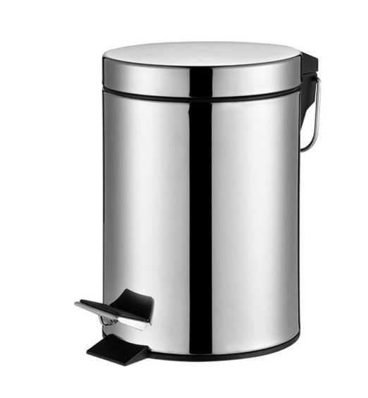 Відро для сміття кругле Zerix Solo-TC0107 SS Color 7 л нержавійка (ZX5899) | Зображення 4