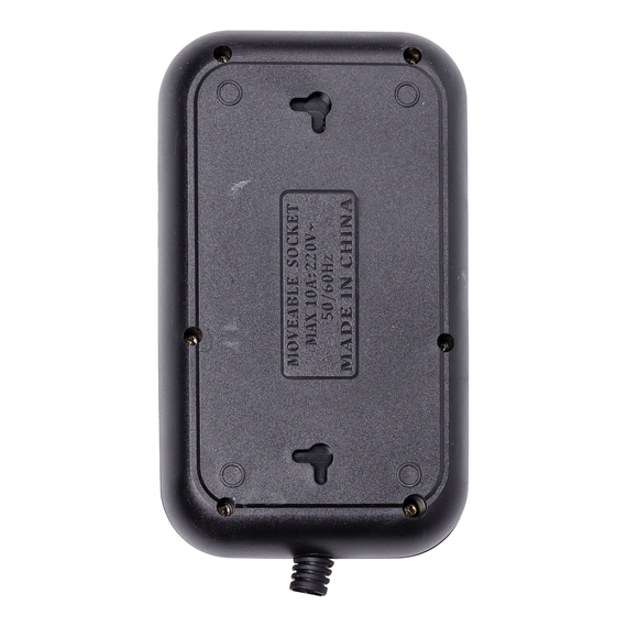 Мережевий фільтр кабель 3.8 м подовжувач F16 на 3 розетки з USB портами та кнопкою відключення Чорний HP-5-20 | Зображення 5