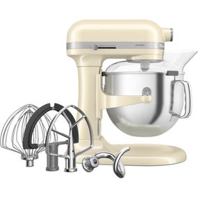 Міксер планетарний KitchenAid Artisan 5KSM70SHXEAC, 6.6 л, кремовий