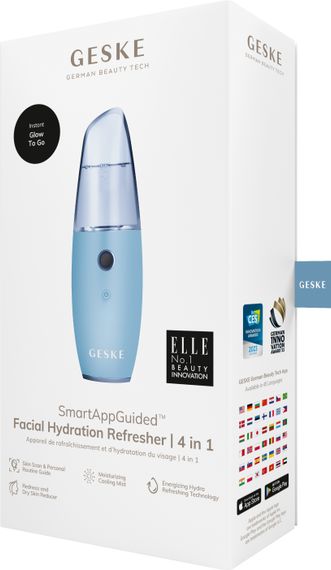 Зволожувач для шкіри обличчя GESKE Facial Hydration Refresher 4 in 1 aquamarine | Зображення 7