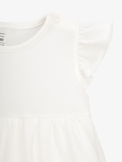 Боді-сукня+повязка для дівчинки Dexters 133011 80 см Молочний shop (4821106761062) | Зображення 2