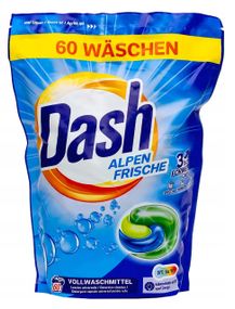 Капсулы для стирки DASH Alpen Frische (60 капсул) Универсальный