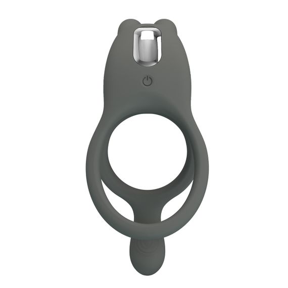 Эрекционное вибро кольцо Pretty Love - MASTER RING Gray, 7 vibration functions, BI-210335-1 sexstyle | Зображення 10