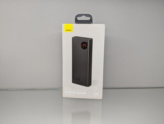 Повербанк Baseus Amblight 20000mAh 65W 2USB/1Type-C, PD/QC3A| Quick Charge для iPhone/Samsung/Xaomi/H