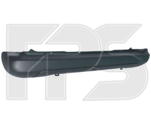 Задний бампер Citroen Berlingo / Peugeot Partner 08-12 без отв. под п/троник (FPS) 7410GE