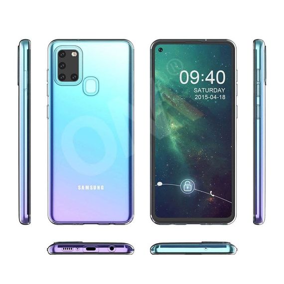 Прозорий Силіконовий чохол TPU для Samsung Galaxy A21s | Зображення 2