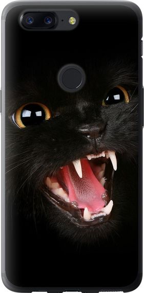 Чехол на OnePlus 5T Чёрная кошка "932u-1352-17620"