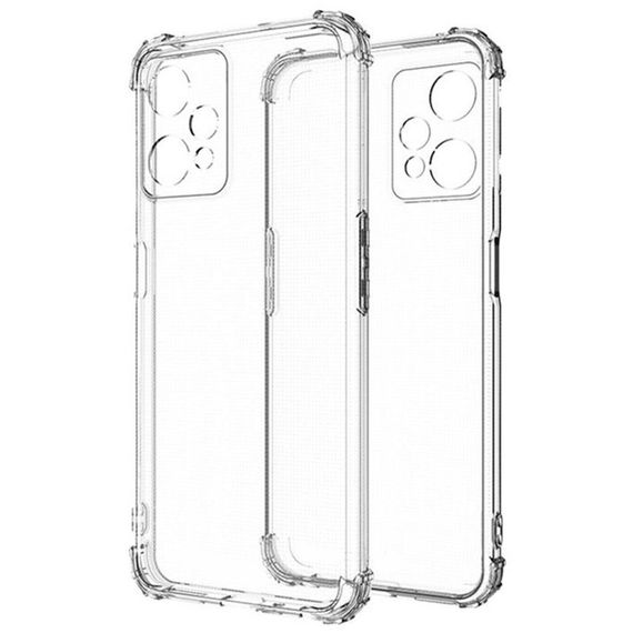 TPU чохол GETMAN Ease logo посилені кути Full Camera для Realme 9 Pro Безбарвний (прозорий) | Зображення 1