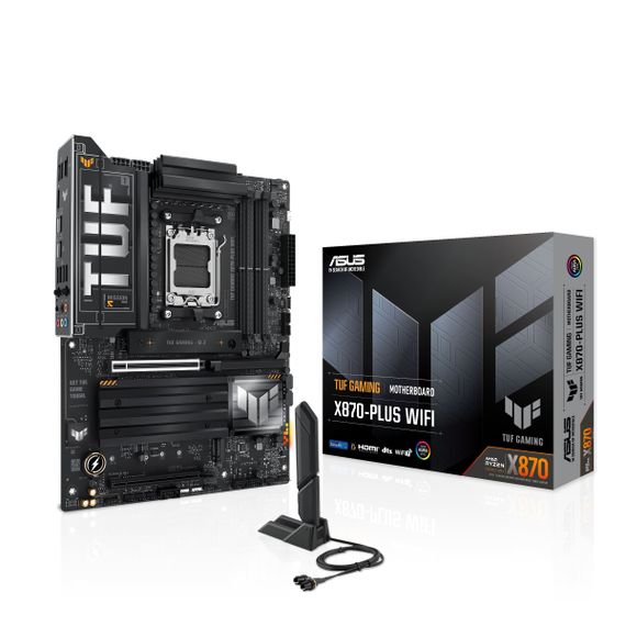 Материнcкая плата ASUS TUF GAMING X870-PLUS WIFI sAM5 X870 4xDDR5 M.2 HDMI WiFi BT ATX 90MB1IU0-M0EAY0 | Зображення 7