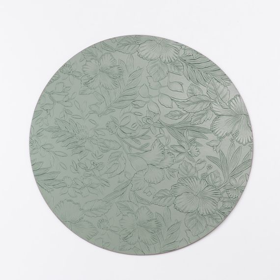 Серветка сервірувальна на стіл кругла Ø38 (см) Зелена HP-35-8GR