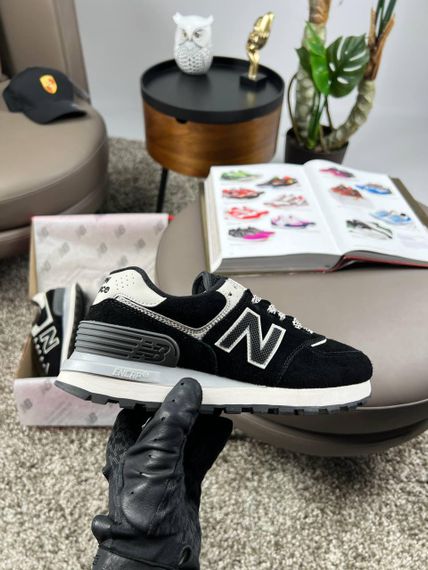 Жіночі кросівки 574 x Stone Island Black White В3593 36 | Зображення 2