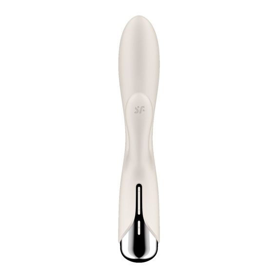 Вібратор-кролик з ротацією Satisfyer Spinning Rabbit 1 Beige, 3 мотори | Зображення 5