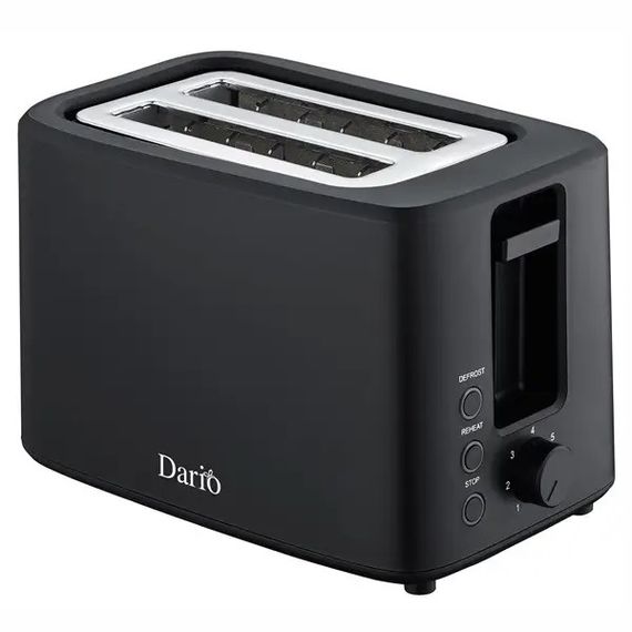 Тостер Dario DT-1007-BlaСk 750 Вт чорний