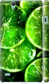Чохол на Sony Xperia C4 E5333 Зелені часточки лимона "852c-295-2448"