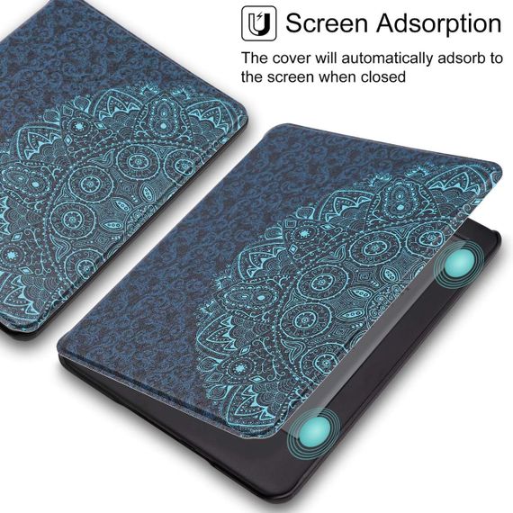 Чехол для электронной книги Kindle 10 поколения J9G29R 2019, ультратонкий с функцией сна и пробуждения, синий | Зображення 4