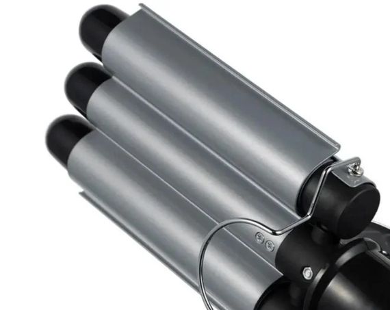 Потрійна плойка Domotec MS-481B для завивки волосся • Щипці для волосся Domotec MS-481B 3 Barrel Hair Curler для хвиль і локонів | Зображення 4