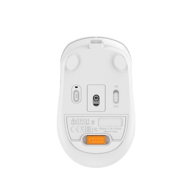 Миша бездротова A4Tech Fstyler FB10C (Grayish White),  USB, колір сірувато-білий | Зображення 4