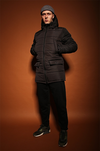 Парка зимняя чёрный S | Зображення 1