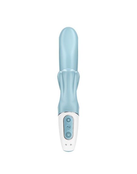 Вібратор-кролик Satisfyer Love Me, Блакитний — інтенсивна вібрація, стимуляція точки G та клітора | Зображення 4