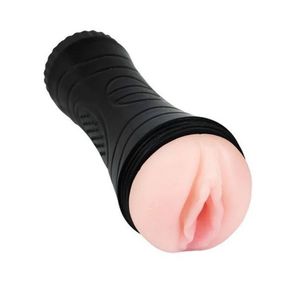 Мастурбатор чашка (Vagina) універсальний чорний АAA-3 23740