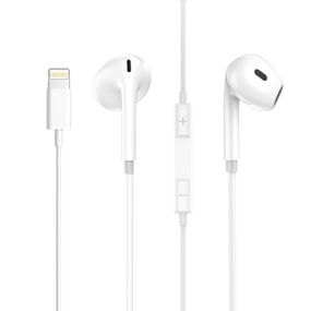 Навушники з мікрофоном Aspor A236 EarPhone Lightning-білий