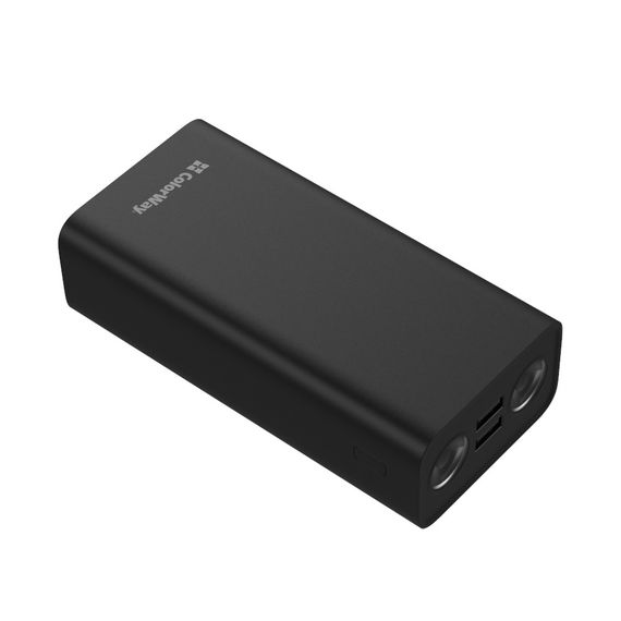 Павербанк 30000mAh ColorWay CW-PB300LPB3BK-F з ліхтариком чорний | Зображення 3