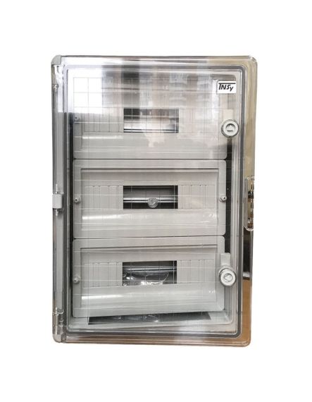 Корпус пластиковий ЩРН-П-42 PRO прозорі дверцята ABS IP65 14х3 500х350х190 Ny95505312