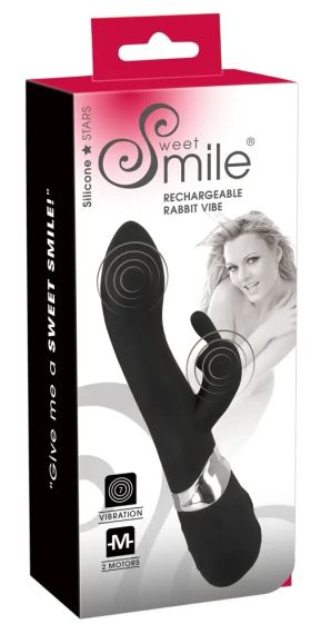 Вібратор – кролик на USB (чорний) Sex Aura | Зображення 8
