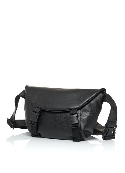 Жіноча сумка бананка Sambag Tirso Zard чорна 33 × 22 × 7 см (80551001) | Зображення 6