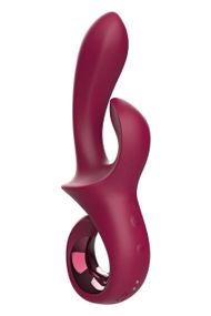 Вібратор-кролик Dreamtoys Glam Duo Vibrator з гачком ручкою, 22.7 х 4.2 см Sex Aura