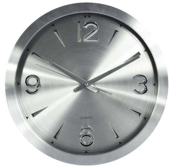 Годинник настінний Technoline 634911 Metal Silver (634911)