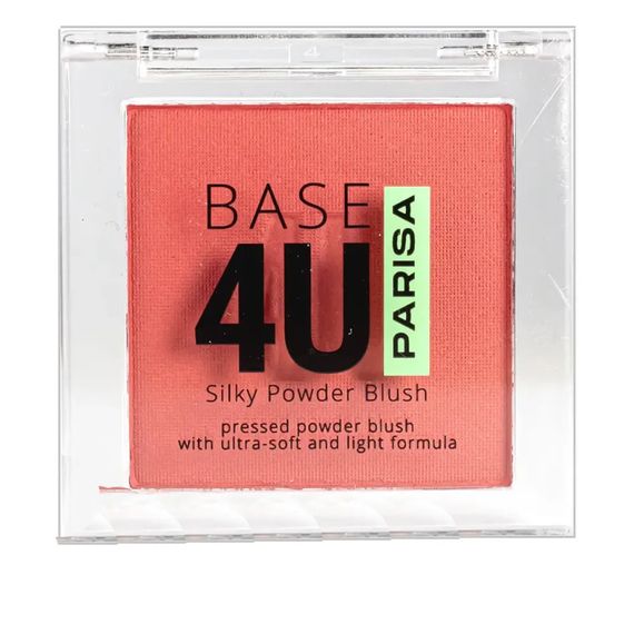Рум'яна для обличчя Parisa Cosmetics Base 4U B705 №06 Теракотовий матовий