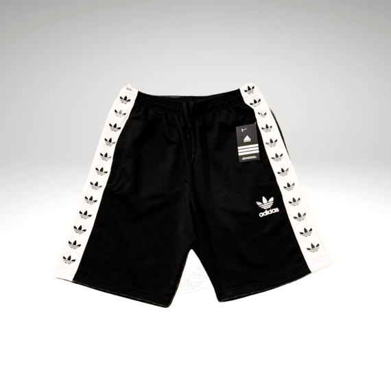 Чоловічі шорти Adidas чорні (лампас) | Зображення 2