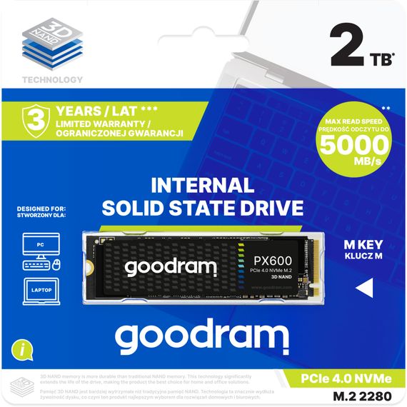 Накопичувач SSD M.2 2280 2TB PX600 Goodram (SSDPR-PX600-2K0-80) | Зображення 5