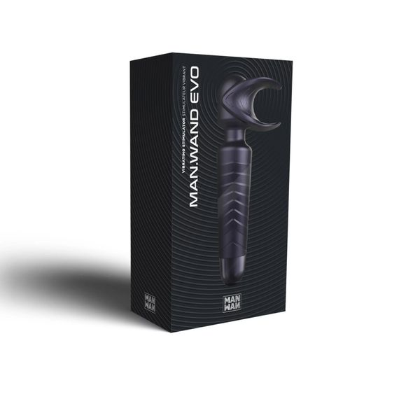 Мастурбатор-вібромасажер Manwan MAN.WAND EVO Black Plum, чудово для пар, вібромінет | Зображення 5