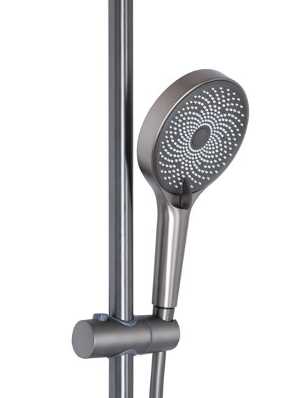 Душова система для душу Qtap Slavonice Gunmetal Black PVD QTSLA110GMB45913 | Зображення 8