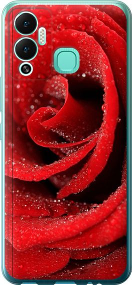 Чехол на Infinix Hot 12 Play Красная роза "529u-2759-17620"