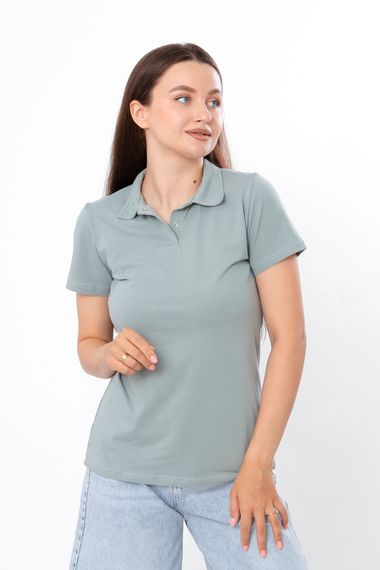 Футболка-поло жіноча Носи своє 50 Сірий (p-5062-166058) | Зображення 1