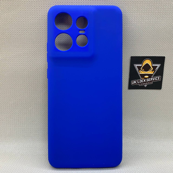 Motorola Edge 50 Pro SoftTouch Silicone Протиударний чохол софт тач Синій