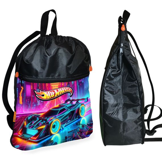 Рюкзак-мешок для школы Хот Вилс "Hot Wheels" детская сумка для обуви и спортивной одежды (01498)